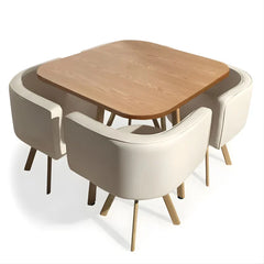 Table et Chaises Scandinaves - Beige