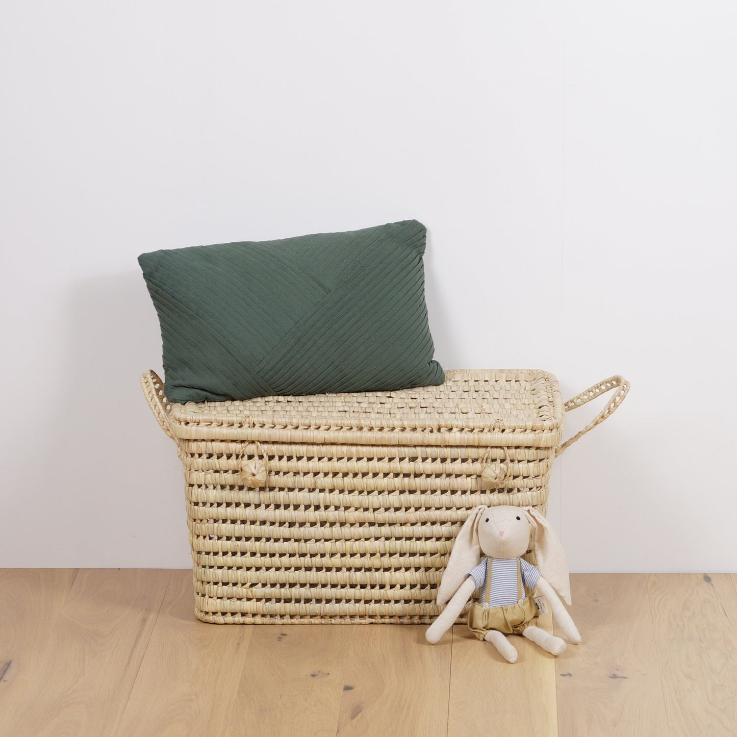 Malle de Rangement en Feuilles de Palmier 60cm